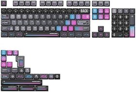 Resim GravaStar Mekanik Oyuncu Klavyesi Tuş Takımı Seti, Mekanik Klavye ile Uyumlu Tuşlar, Cyberpunk (Klavye Hariç) 