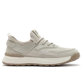 Resim Derimod Erkek Bej Bağcıklı Kalın Tabanlı Sneaker 25SFD69286F 