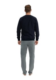 Resim U.s. Polo Assn. 18815 Erkek Ev Giyim Uzun Kollu Pijama Takım 001 