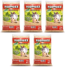 Resim Rodmozz Kemirgenler İçin Çam Talaşı 15 Lt X 5 Adet N 