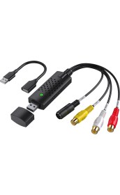 Resim Boblov USB Video Capture USB 2.0 Audio/video Converter Rca'dan Usb'ye Ses Video Dönüştürücü Vhs Mini Dv Hi8 