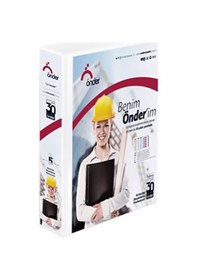 Resim Önder 2017-5 4 Halkalı D Mekanizmalı Klasör A4 70mm Beyaz 
