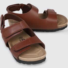 Resim Civil Boys Erkek Çocuk Sandalet 27-31 Numara Taba Taba 