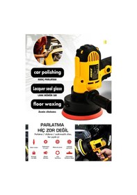 Resim Assur ASR402-02-07 Elektrikli Dikey Polisaj Zımpara Makinesi Sarı 