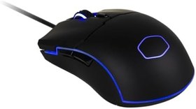 Resim Cooler Master CM110 - Kablolu RGB Oyun Faresi - Claw & Palm Grip, 6000 dpi optik sensör, çift elle tasarım, 6 tuşlu - mat siyah 
