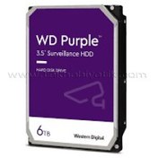 Resim WD 6TB 3,5" PURPLE 128MB 5400RPM SATA III 7/24 Disk (WD62PURZ) 