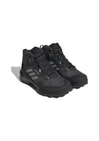 Resim Adidas Terrex Ax4 Mid Goretex Womens Boat Su Geçirmez Nefes Alan Bilekli Trekking Kadın Bot Gri Gri 