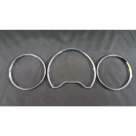 Resim NOS Mercedes W208 Gösterge Krom Kadran Halka, W208 Gösterge Çerçevesi, W208 Gösterge Halkası 