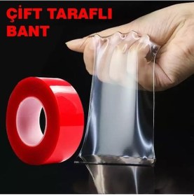 Resim Şeffaf Silikon Çift Taraflı Bant 5 M 10 MM 