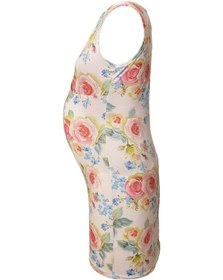 Resim Luvmabelly Maternity 5501 Çiçekli Lohusa Emzirme Elbise-çok Renkli 