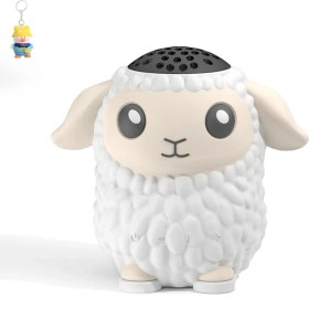 Resim Runxi Life Hall Silikon Koyun Baaa Bluetooth Hoparlör Takılabilir Kart Su Geçirmezçocuk Hikaye Makinesi Radyo Ses (Yurt Dışından) 