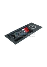 Resim Revo-line-w Kablosuz Şarjlı Dönmeli Priz Sistemleri 