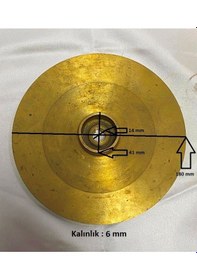Resim Santrifüj Pompa Su Fanı-Su Pervanesi-Su Çarkı-Bronz-Salyangoz Tip-1,5Hp Ve 2Hp-Yedek 