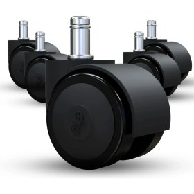 Resim 1 ADET Ofis Sandalyesi Tekerleği Seti, Ofis Sandalye Tekeri, Pimli Bürosit Tekerlek 