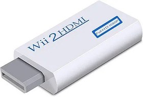 Resim Zeato Wii - HDMI Dönüştürücü Adaptörü, 1080P 720P Konektör Çıkışı Video ve 3,5 mm Ses - Tüm Ekran Modlarını Destekler - Beyaz 