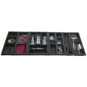 Resim Mutfak, Modüler Kaşıklık Seti, Antrasit, 104 x 48 cm (Enden-Boydan 3,5 cm Kesilebilir) 