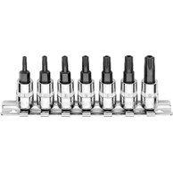 Resim Ceta Form 7 Parça 1/4 5 Köşe Delikli Torx Uçlu Lokma Takımı 