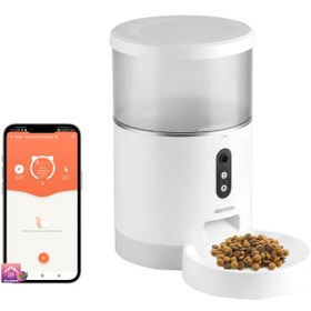 Resim Neutron NTL-PF04LCAM Kameralı Wi-Fi Akıllı Evcil Hayvan Mama Kabı 
