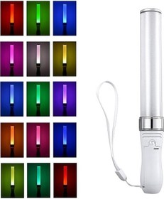 Resim Lemestar 15 Renk Değiştirilebilir Led Işık Çubuğu - Parti, Konser, Düğün Ve Uyarı Işığı İçin, Kol Çantasıyla Taşınabilir, 3 Aaa Pil İle Çalışır Pil Dahil Değil 10.1" 