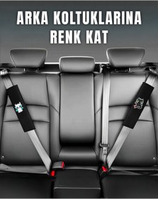 Resim Bigohobi DRAGON Baskılı, Emniyet Kemeri, Çanta vs. Yumuşatıcı Ped 