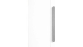 Resim Badem10 Anzer Çizgili (Füme) Modern Çekmece Dolap Gardırop Kulp 512 mm Metal Dayanıklı Siyah Uzun Kulp 