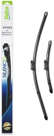 Resim Valeo Silencio Flat Blade Set Silecek Seti Fiat 500L / 500X (2012-2018), Opel Mokka/Mokka X (2015-2019) (650+350 MM) 574663 