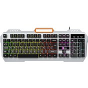 Resim Lecoo KB123 USB Kablolu Rainbow Efektli Gaming Türkçe Q Klavye 