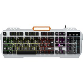 Resim Lecoo KB123 USB Kablolu Rainbow Efektli Gaming Türkçe Q Klavye 