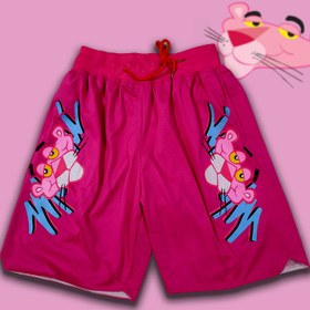 Resim Pembe Panter Şort - Pembe / L 
