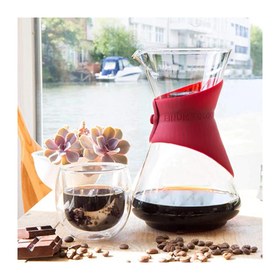 Resim Finum Bloom and Flow Pour Over Chemex Kahve Demleyici, 5 Cups, 700 ml 