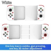 Resim Kepang Beyaz Tip-C Teleskopik Cep Telefonu Gamepad Android Bluetooth 5.0 Oyun Denetleyicisi Joystick Nintendo Anahtarı Ps4 Pubg Oyun (Yurt Dışından) 