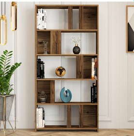 Resim Variant Variant Lima Kitaplık - Ceviz / Ceviz 