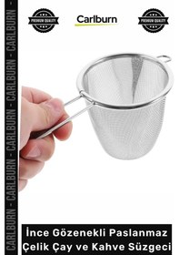 Resim Süzgeç Mikro Filtre Ergonomik Kupa Demlik İnce Gözenekli Paslanmaz Çelik Çay Kahve Süzgeci Çok Renkli 