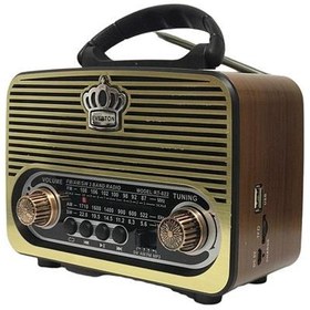 Resim Everton Rt-822 Bluetooth Fm-usb-Tf Card-Aux Nostaljik Radyo 