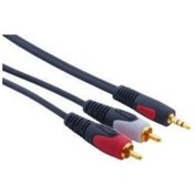 Resim Aux Kablo - 3.5 Mm Stereo Erkek - 2X Rca Erkek - 5 Metre 