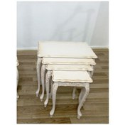 Resim Zigon Avangart Model Kayın Torna Mdf Tabla Parlak Gold Boya Iskel 