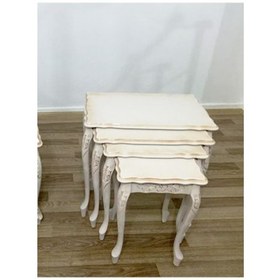 Resim Zigon Avangart Model Kayın Torna Mdf Tabla Parlak Gold Boya Iskel 