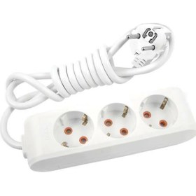 Resim Viko 3lü 2 Metre Topraklı Çocuk Korumalı Priz 