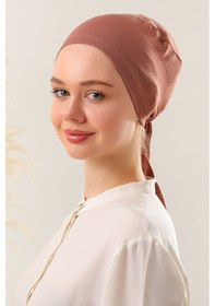 Resim Melodi Scarf Dikişli Bone Tarçın Tarçın 