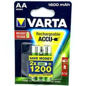 Resim VARTA 1600mA NiMH Şarjlı Kalem Pil AA - 2Lİ PAKET 