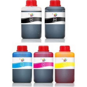Resim QC HP Photosmart Pro B8553 Uyumlu Yazıcı Mürekkep Seti 500ml 5 Renk 
