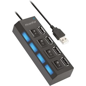 Resim Piranha Usb Çoklayıcı, Usb 2.0 Smart Hub 