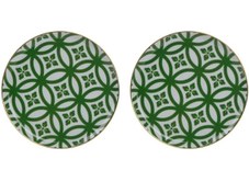 Resim Porland Morocco Desen Düz Tabak 20 Cm 2'li 04AP018853 Renkli 