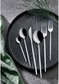 Resim Onon Mokka 12 Kişilik 92 Parça Çatal Kaşık Bıçak Takımı 