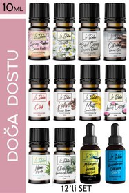 Resim Le Balvo 12'li Set Uçucu Yağ Buhurdanlık Esansı Oda Kokusu Esansiyel Yağ Oda Difüzörü Esansı Buhur Yağı 10ml 