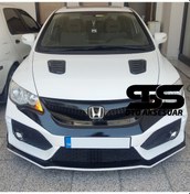 Resim Honda Civic FD6 Uyumlu Piano Black Kaput Üstü Havalandırma Izgara (01) (Sts Oto Aksesuar) 