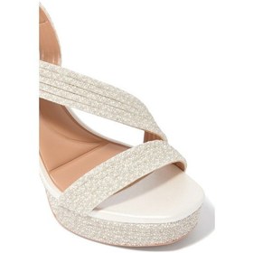 Resim Kurt Geiger Carvela Gala Jewel Platform Kadın Topuklu Sandalet Beyaz 