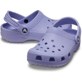 Resim Crocs Classic Clog K 30-31 Numara Lila Erkek Çocuk Terlik Suni Deri ile Hafif ve Rahat Kullanım 
