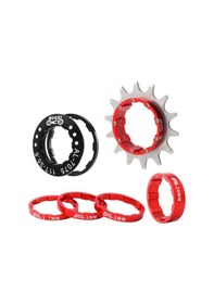 Resim Dolıty 14t Tek Hızlı Volan Adaptörü Kaset Ara Parçaları Kırmızı 