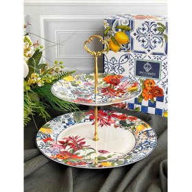 Resim Italy Garden Katlı Kek Kurabiye Standı 